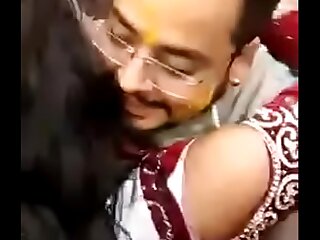 Cute Indian link up kissing candid