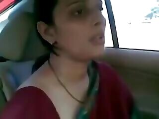 INDIAN HOUSEWIFE HARDCORE Bonking IN Passenger car At the end of one's tether Whilom before Go constant with